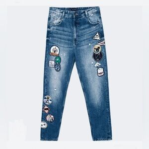 Zara Boyfriend Camp Jeans